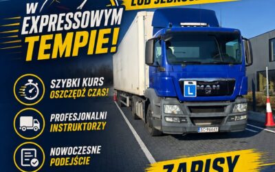 Szybkie kursy prawa jazdy kat. C, C+E i B+E – zacznij nową pracę szybciej!